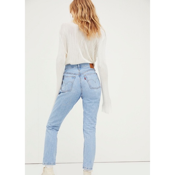 Levi's Denim - Levi’s 501s skinny jeans light wash raw hem 24